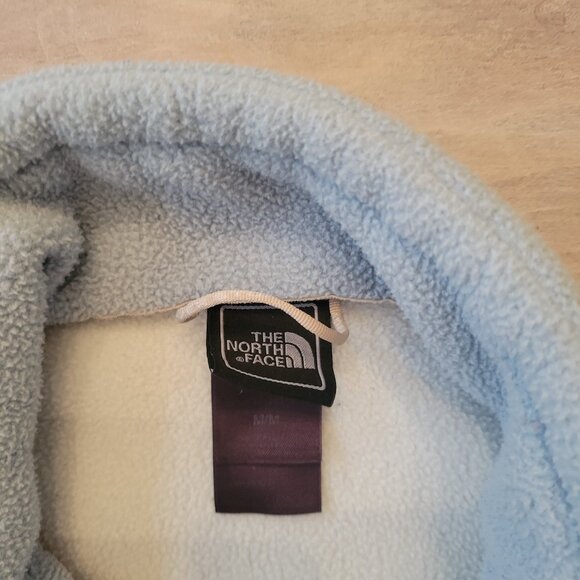 The North Face Women’s Two-Tone Blue Full Zip Fleece Jacket Size Medium - Picture 4 of 10